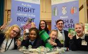 Barmston Primary School pupils and recycling campaign Barmston Primary School pupils and recycling campaign