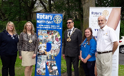 23 June 2019 - I was the starter for the Rotary Club of Washington's annual Family Bike Ride.