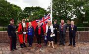 3 September 2019 - I joined the celebrations for Merchant Navy Day by raising the Red Ensign along with Dr Norman Taylor DL, Mayor's from across the region and Captain Stephen Healy of Trinity House, Newcastle.