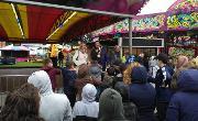 4 October 2019 - Kicking off Houghton Feast 2019 by meeting with some specially chosen youngsters who were able to enjoy a few rides prior to official opening of the fun fair .