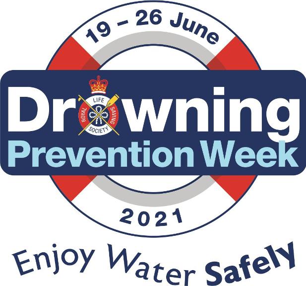 Drowning Prevention week 2021 logo Drowning Prevention week 2021 logo