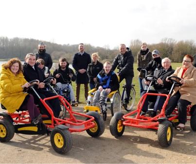 Keeping Hetton Active Keeping Hetton Active - Cllr Linda Williams, with Hetton councillors Cllr Iain Scott, Cllr James Blackburn and Cllr Claire Rowntree at the Pedal Power project at Hetton Country Park which will be getting two new e-bikes