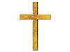 Cross, plain gold