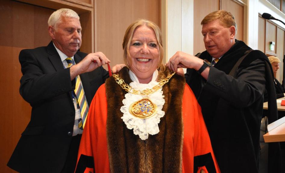 Mayor of Sunderland, Councillor Allison Chisnall Mayor of Sunderland, Allison Chisnall