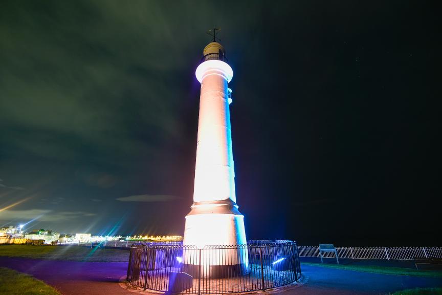 NHS organ landmark light up NHS organ landmark light up