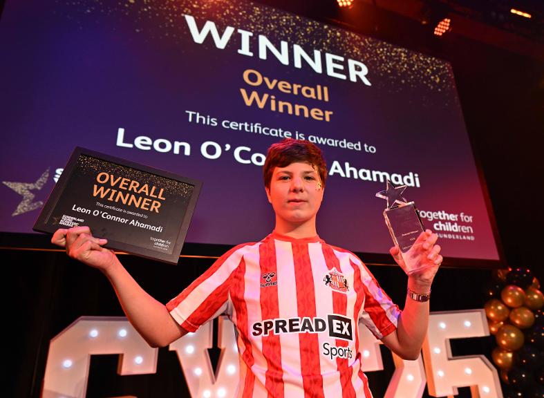 Sunderland Young Achievers' Awards 2025  winner - Leon O'Connor Ahmadi
