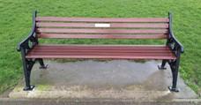 Memorial bench figure 1