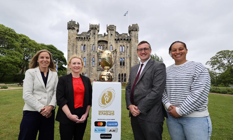 Women's Rugby World Cup trophy tour -Hylton Castle