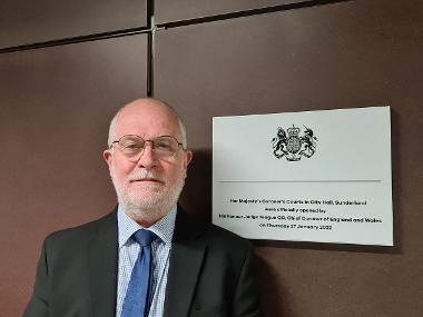 Sunderland's former Senior Coroner Derek Winter 